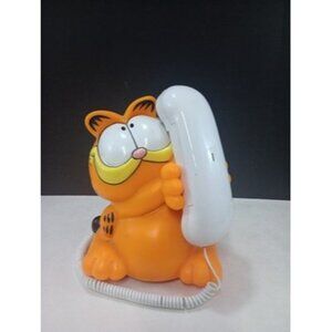 Vintage 1978 Tyco Garfield Talking Cat Telephone Teated